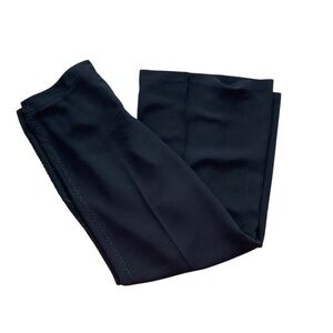 EUC Oscar De La Renta Black Wide Leg Designer Pants EUC Size 12